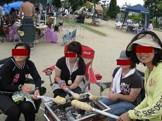 ミササガ☆ＢＢＱ☆バームクーヘン作り.JPG