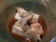 大阪　大国町　佳酒真楽やまなか　冷奴