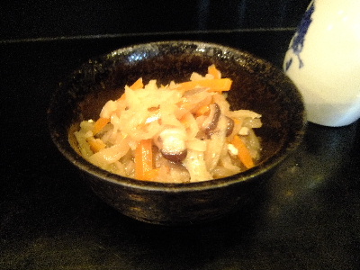 案山子　お通し