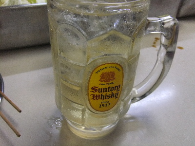 大阪　松葉総本店　ハイボール