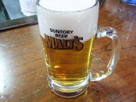 会津若松　居酒屋　麦とろ　ビール