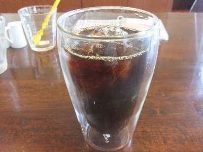 益田　栗栗珈琲　アイスコーヒー