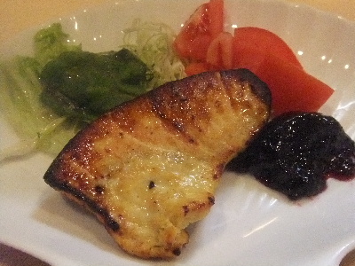 立石　居酒屋　鳥ひで　カジキマグロタンドリー風