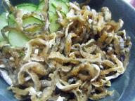 京都　居酒屋　たつみ　鱧皮