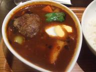 神保町　スープカレー　オードリー　てごねハンバーグ