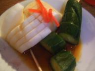 立石　居酒屋　うちだ　おしんこ