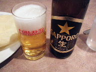 東銀座　カレー　ナイルレストラン　ビール