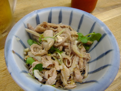 中州　宝雲亭　お通し