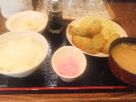 築地　カレー　山麓　さんが焼き