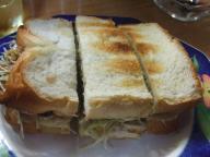 お花茶屋　居酒屋　東邦酒場　カツサンド