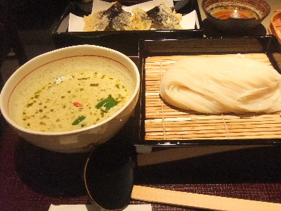 銀座　佐藤養助　タイ風グリーンカレーつけ麺