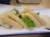 北千住　居酒屋　大はし　ホワイトアスパラ