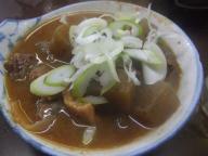 門前仲町　居酒屋　だるま　モツ煮