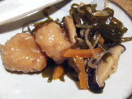 日暮里　カレー　薬膳カレーじねんじょ　お通し