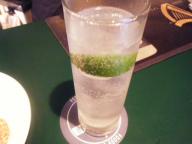 船橋　バー　ブルーカナリヤサード　ジントニック