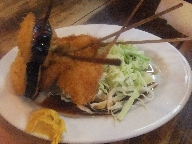 高知　居酒屋　葉牡丹　串フライ