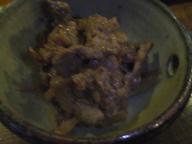 八戸　居酒屋　ばんや　馬肉味噌煮