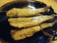 青砥　居酒屋　びんご　小鰯唐揚げ