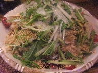 築地　米花　鶏冷麺