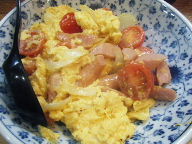 立石　居酒屋　さくらい　スクランブルエッグ