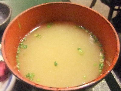 金沢　近江町食堂　味噌汁