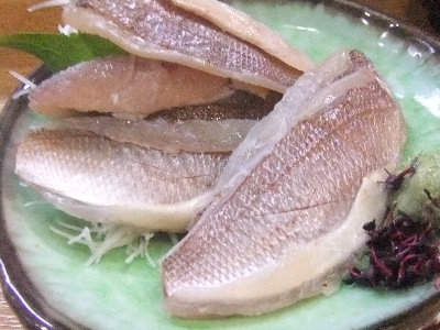 立石　居酒屋　さくらい　春日子鯛