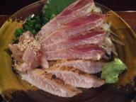 新橋　立ち飲み　竜馬　かまとろ刺身