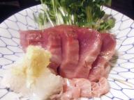 高砂　居酒屋　高砂家　鰹刺身