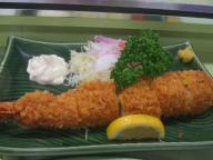 赤羽　居酒屋　まるます屋　海老フライ