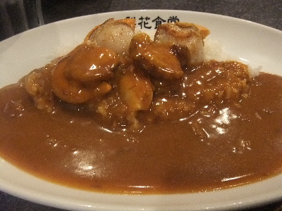 大阪　梨花食堂　ホタテカレー