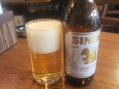 曳舟　タイ料理　エスケータイランド　シンハー