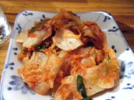 亀有　ホワイト餃子　キムチ