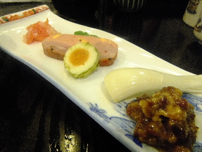 須坂屋そば　前菜