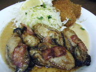 築地　洋食　たけだ　牡蠣バター