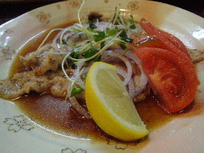 佐世保　十八番　レモンステーキ