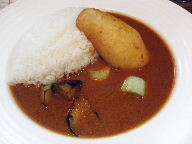 築地　山麓　野菜カレー