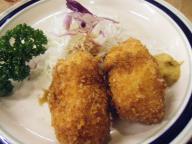 北千住　居酒屋　大はし　カニコロッケ