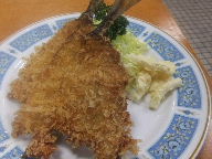高砂　ときわ食堂　鯵フライ