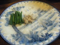 益田　居酒屋　田吾作　カワハギ