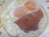 名古屋　立ち飲み　どえりゃあ亭　ハムエッグ