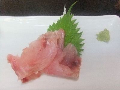 立石　蕎麦屋　むらこし　刺身