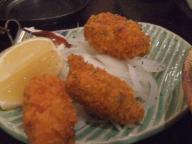 浅草　居酒屋　ぬる燗　牡蠣フライ
