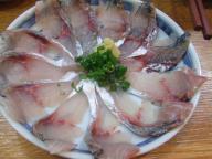 立石　居酒屋　さくらい　鯵刺身