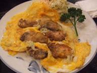 都立家政　竹よし　牡蠣のオムレツ