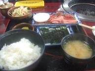 滝川　食道園　カルビ定食