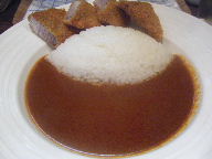築地　カレー　山麓　まぐろとろカツカレー