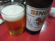 浅草　タイ料理　モンティー　ビール