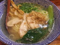船橋　我風　清湯塩ラーメン