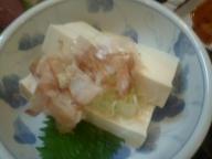 新潟　居酒屋　案山子　冷奴