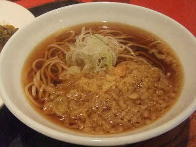 日本橋　よもだそば　半たぬき